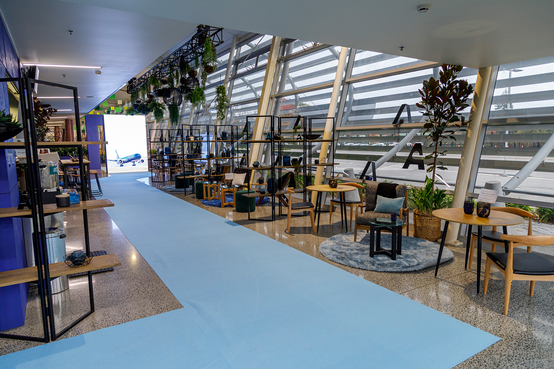 Exhibition Design ... Auckland Airport Lounge, TRENZ 2019