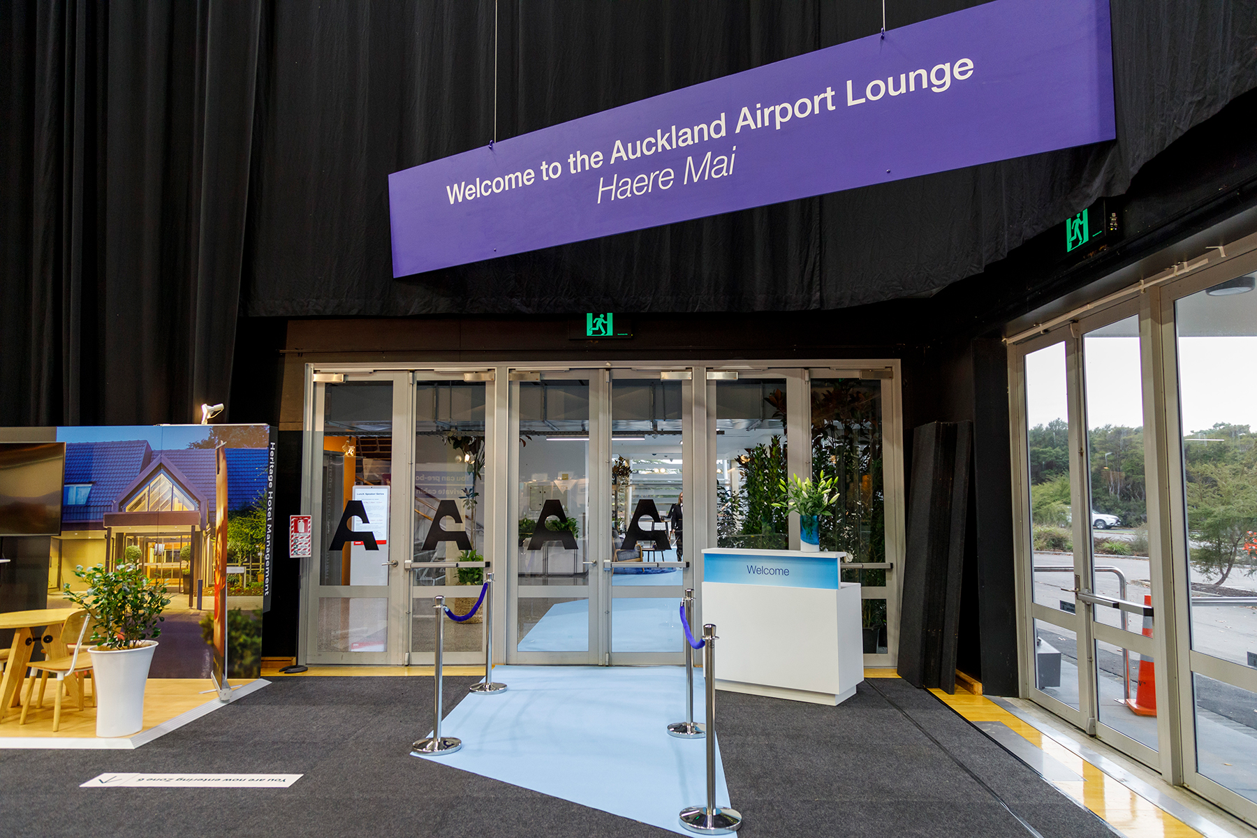 Exhibition Design ... Auckland Airport Lounge, TRENZ 2019