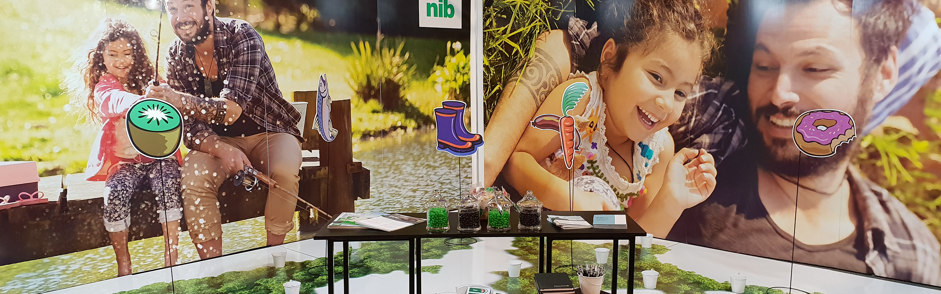 Cut the Mustard Exhibition Design // Fidelity Life and nib, National Advisors Conference 2018
