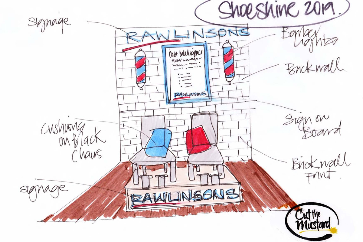 Exhibition Design ... Rawlinsons, Shoeshine 2019