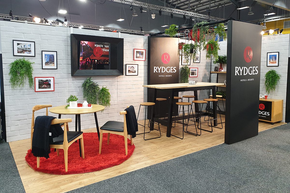 Exhibition Design ... Rydges Hotels and Resorts Expo Stand, MEETINGS 2019