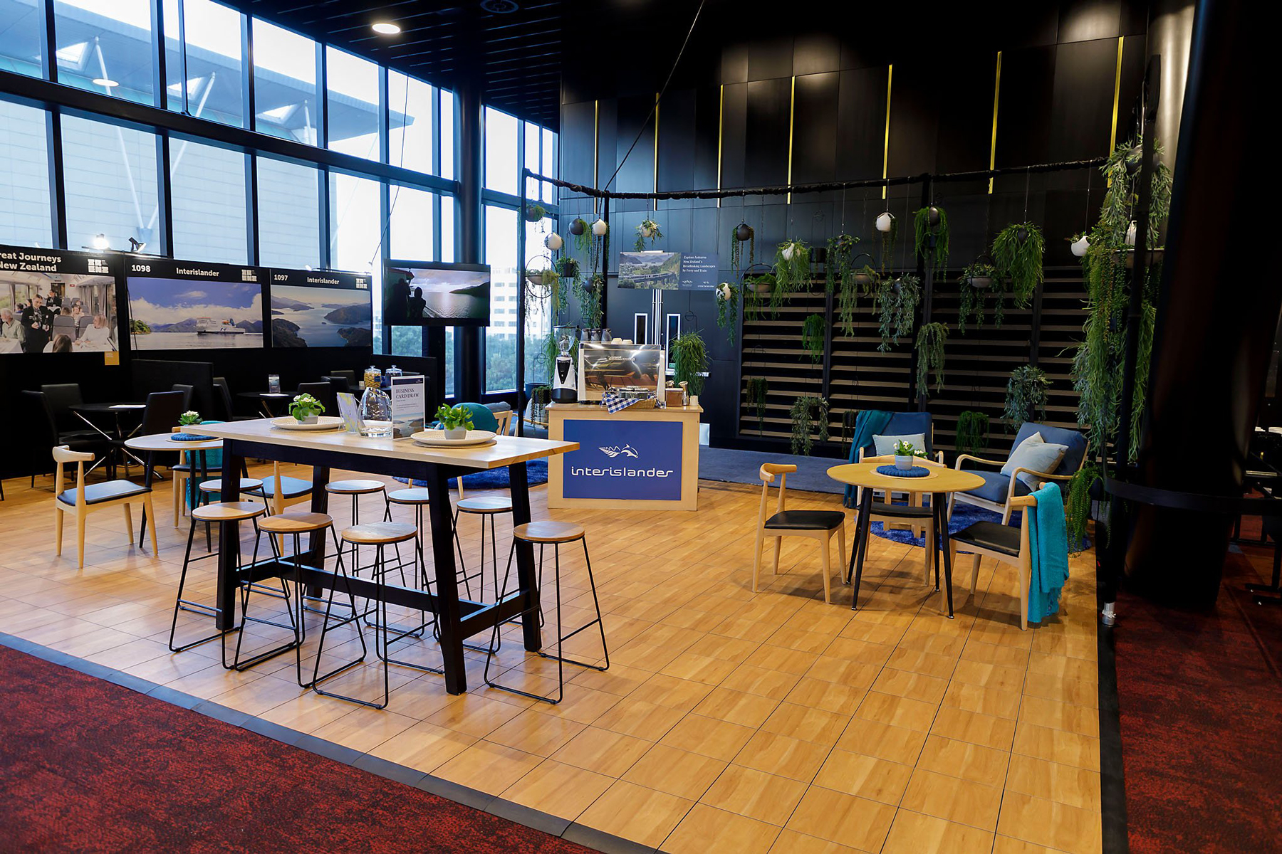 Exhibition Design ... Interislander Lounge, TRENZ 2024