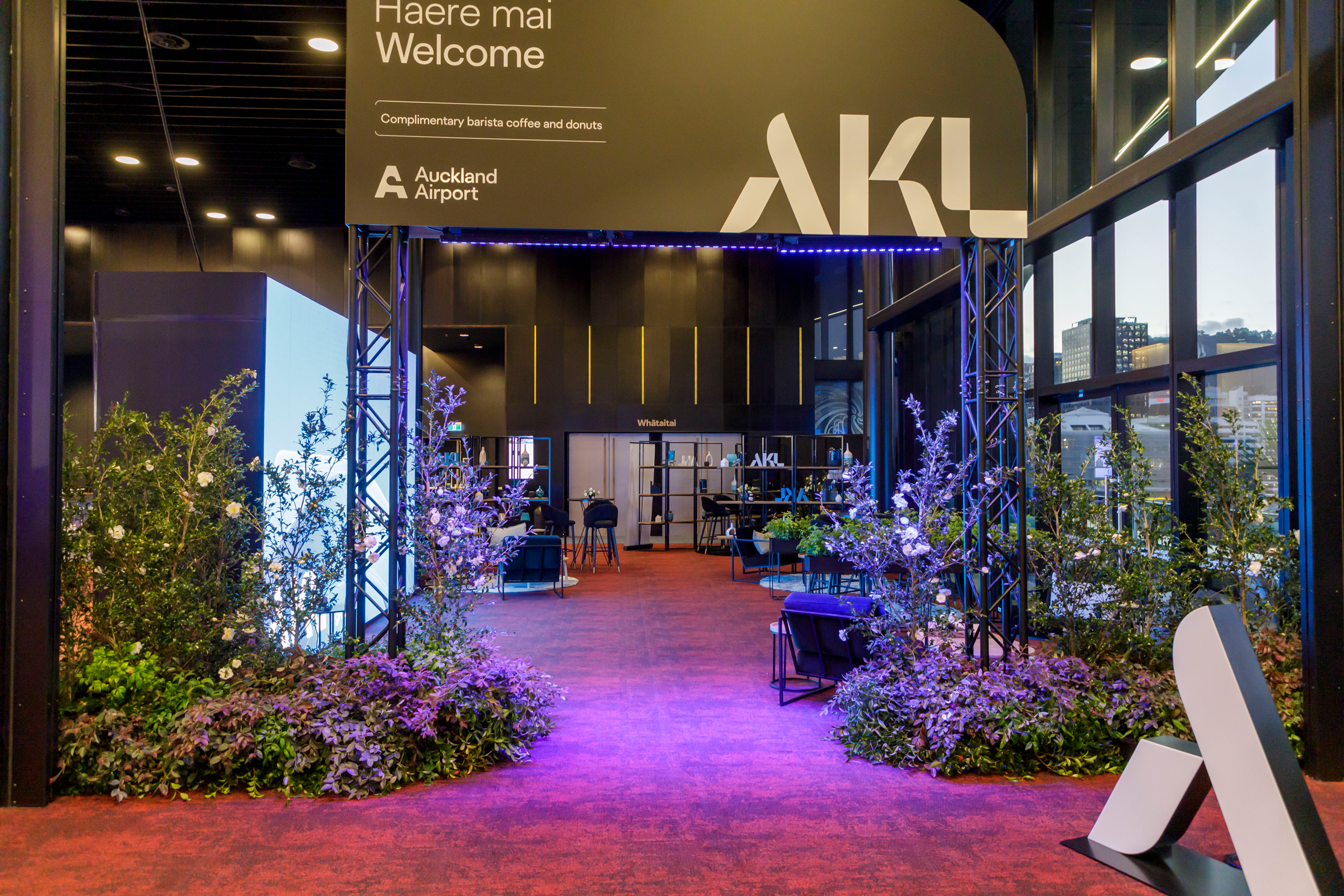 Exhibition Design ... Tourism Forum and Auckland Airport Lounge, TRENZ 2024
