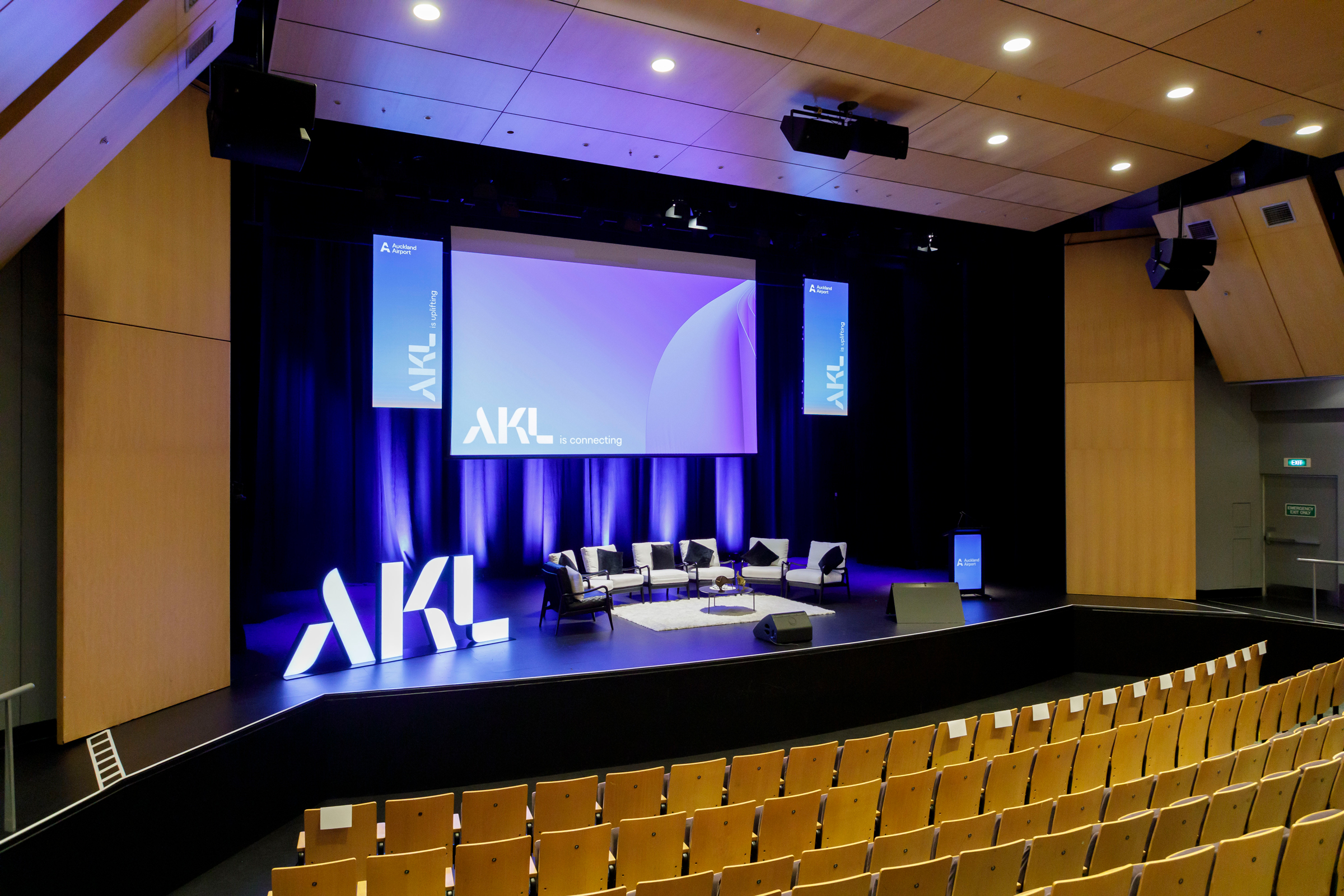 Exhibition Design ... Tourism Forum and Auckland Airport Lounge, TRENZ 2024